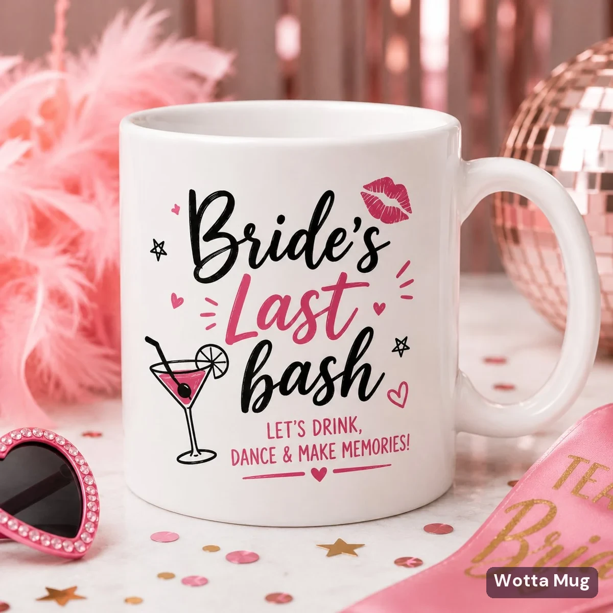 Bucks night custom mugs — personalised sublimation print