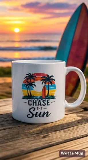 Custom outdoor sports club mug — full-colour sublimation