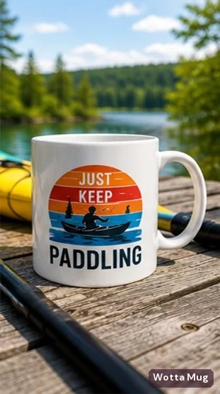 Custom outdoor sports club mug — full-colour sublimation